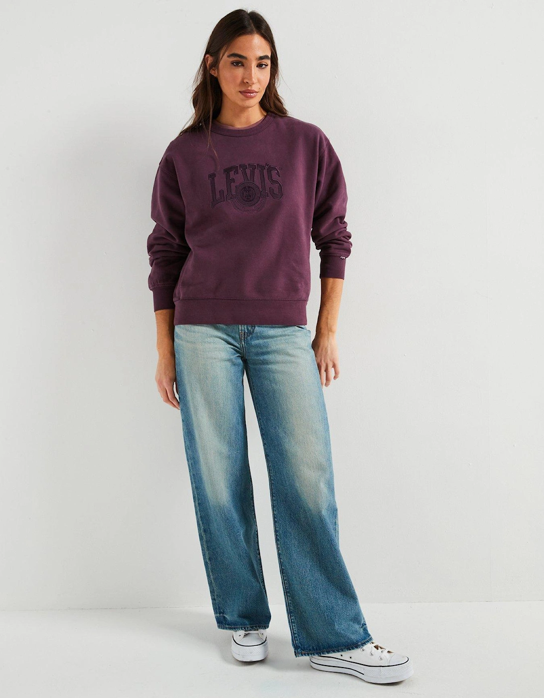 Graphic Heritage Sweatshirt - Plum Perfect - Purple