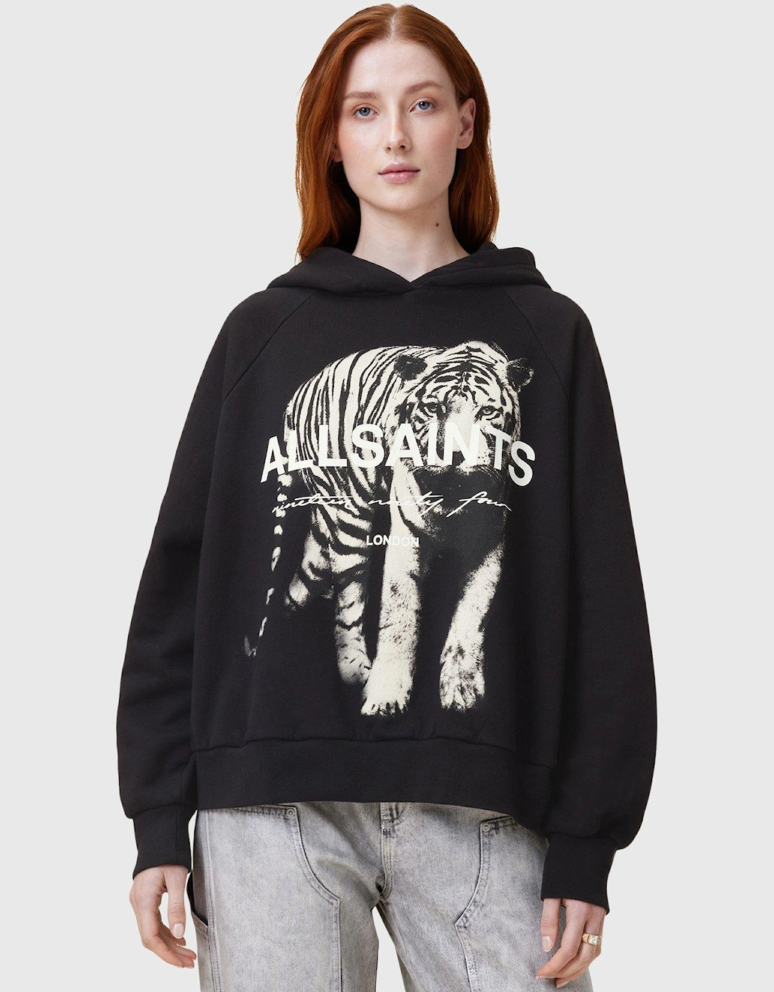 Kit Talon Tiger Print Hoodie - Black, 6 of 5