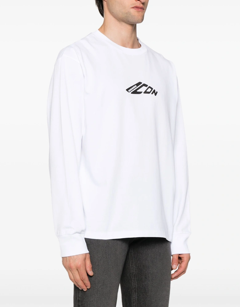 New Generation Icon Logo Sweatshirt in White