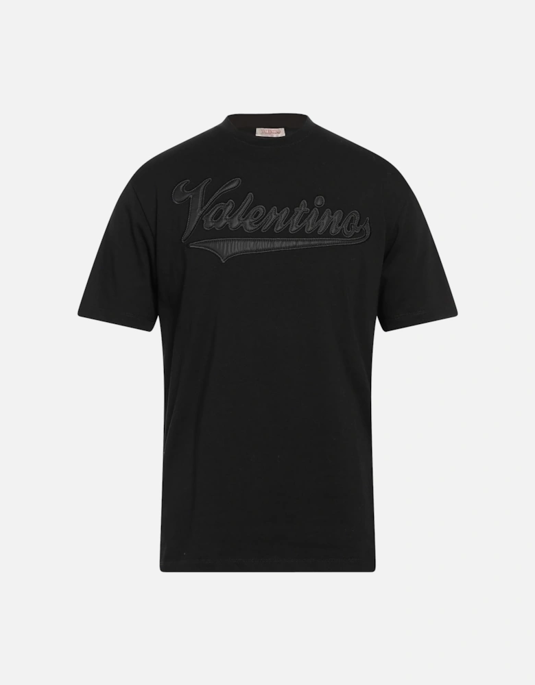 Garavani Varsity Logo T-Shirt in Black