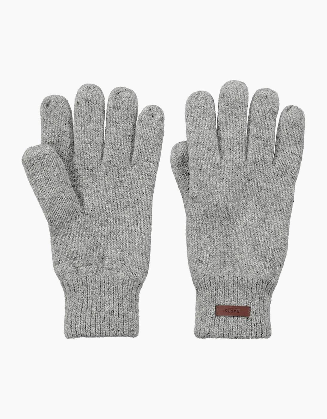 Barts Men's Barts Mens Haakkon Wool Fleece Lined Ribbed Cuff Gloves - Grey