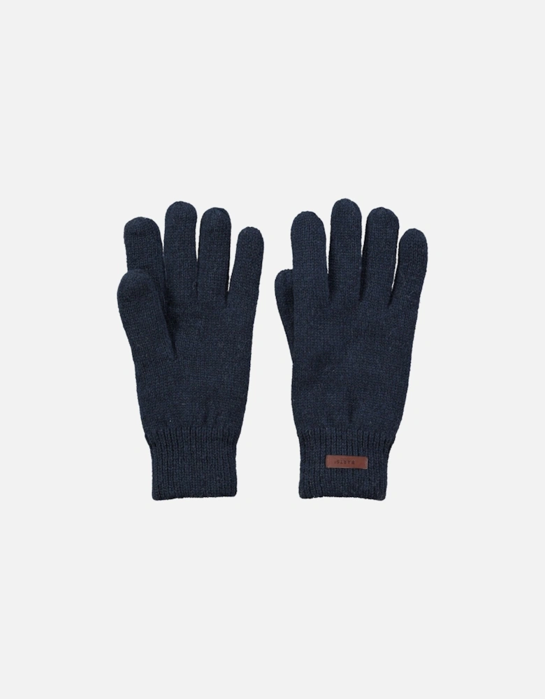 Mens Haakkon Wool Fleece Lined Ribbed Cuff Gloves