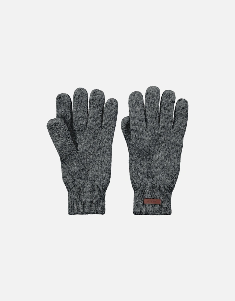 Mens Haakkon Wool Fleece Lined Ribbed Cuff Gloves