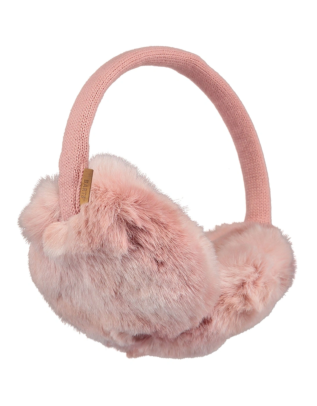 Barts Women's Pink Faux Fur Cable Knit Earmuffs - Size: One Size