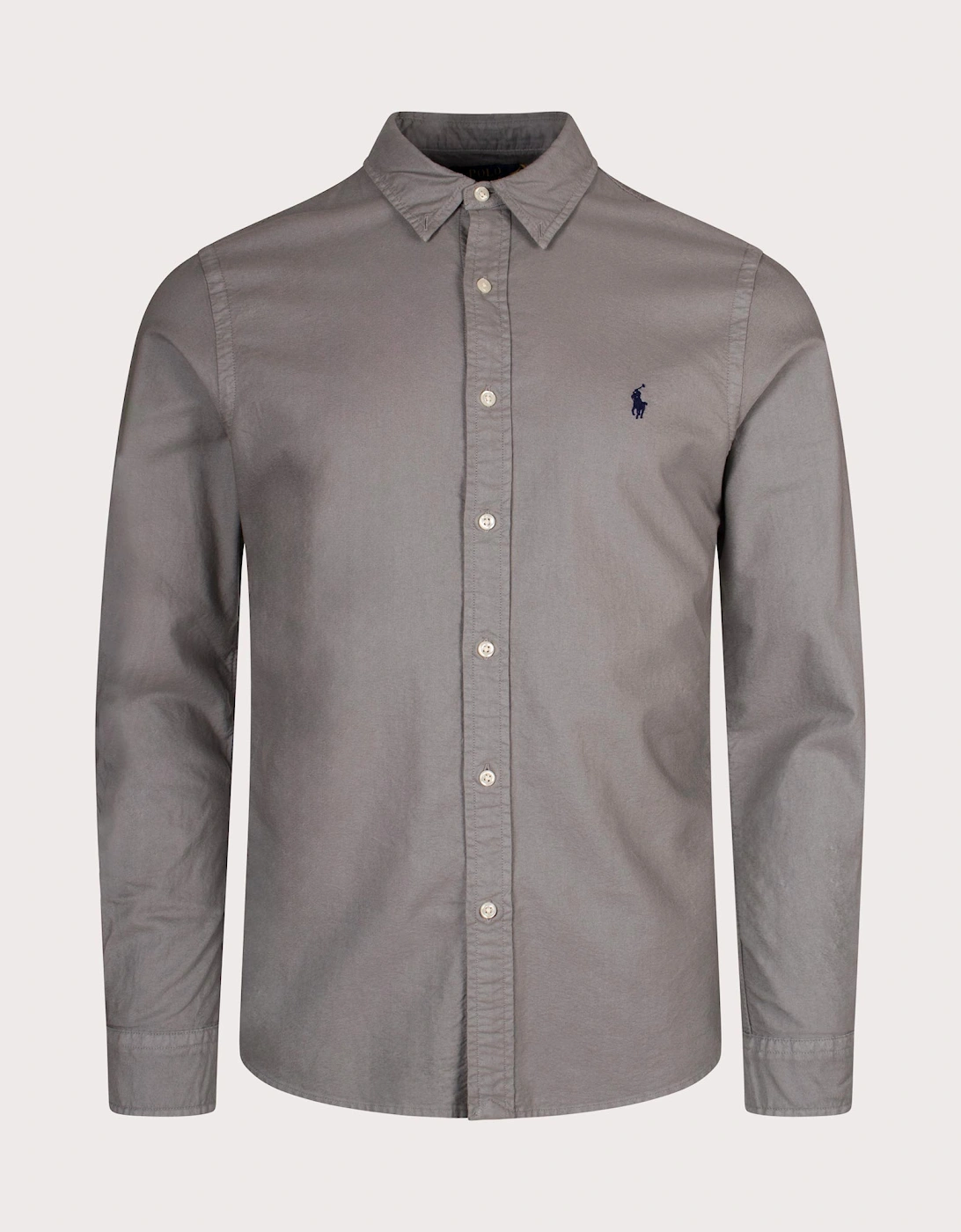 Slim Fit Garment-Dyed Oxford Shirt, 4 of 3