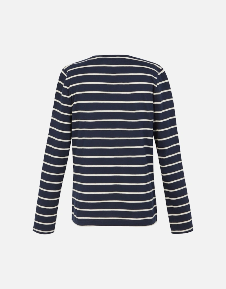 Womens/Ladies Federica II Stripe Long-Sleeved T-Shirt