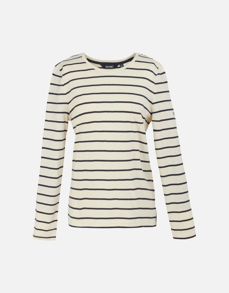 Womens/Ladies Federica II Stripe Long-Sleeved T-Shirt