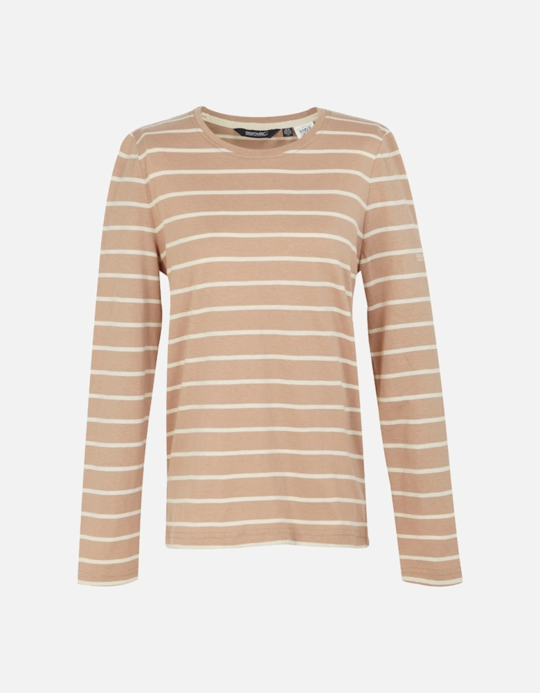 Womens/Ladies Federica II Stripe Long-Sleeved T-Shirt