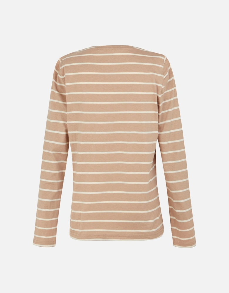 Womens/Ladies Federica II Stripe Long-Sleeved T-Shirt