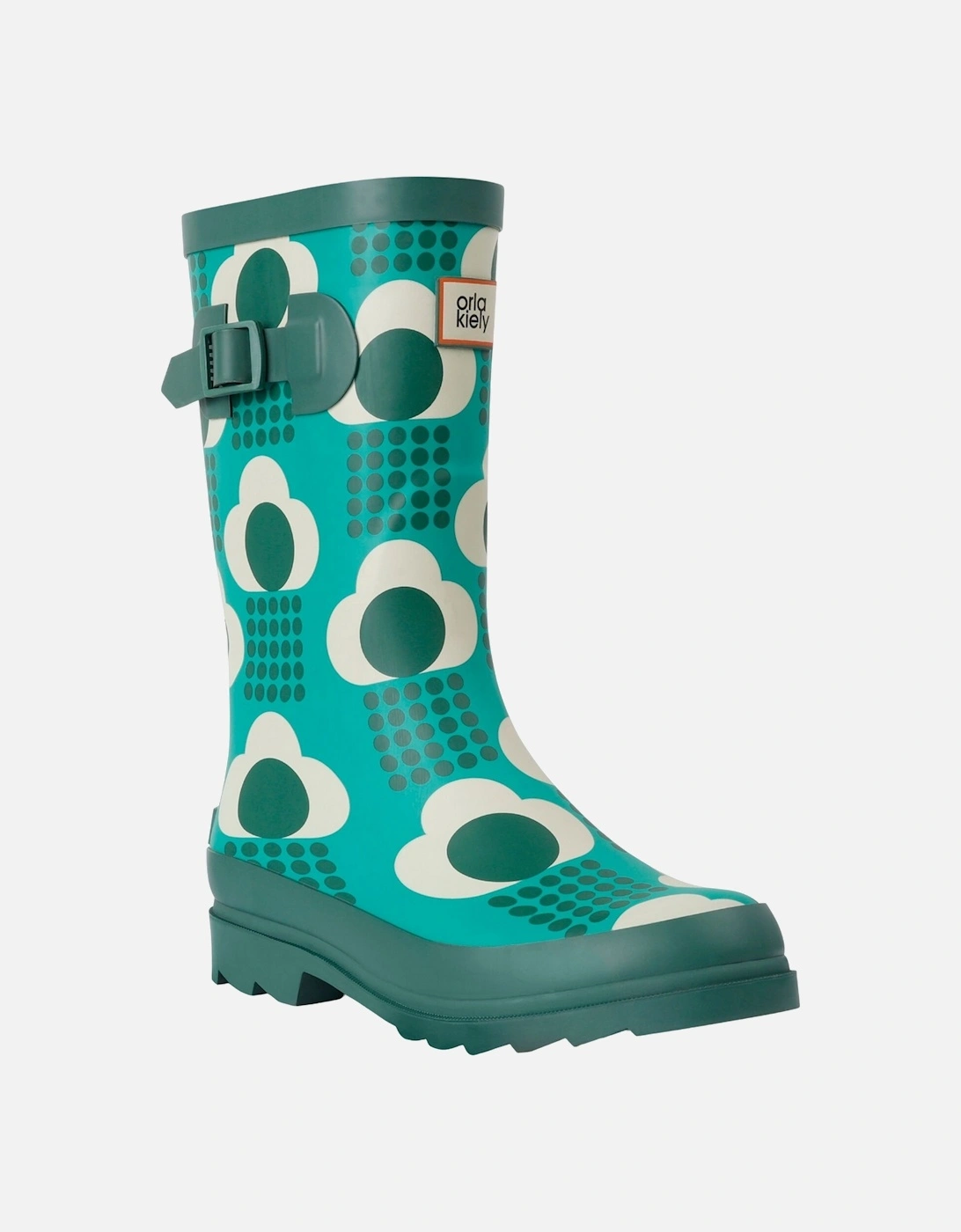 Womens/Ladies Orla Kiely Rain Cloud Mid Calf Wellington Boots, 5 of 4