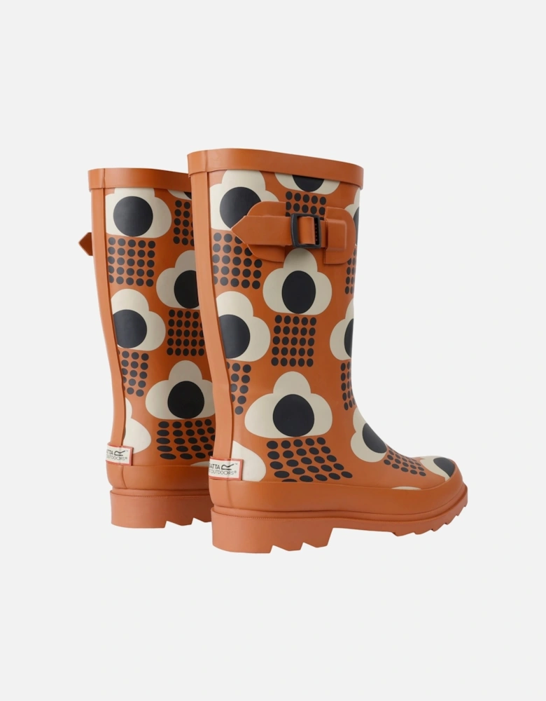 Womens/Ladies Orla Kiely Rain Cloud Mid Calf Wellington Boots