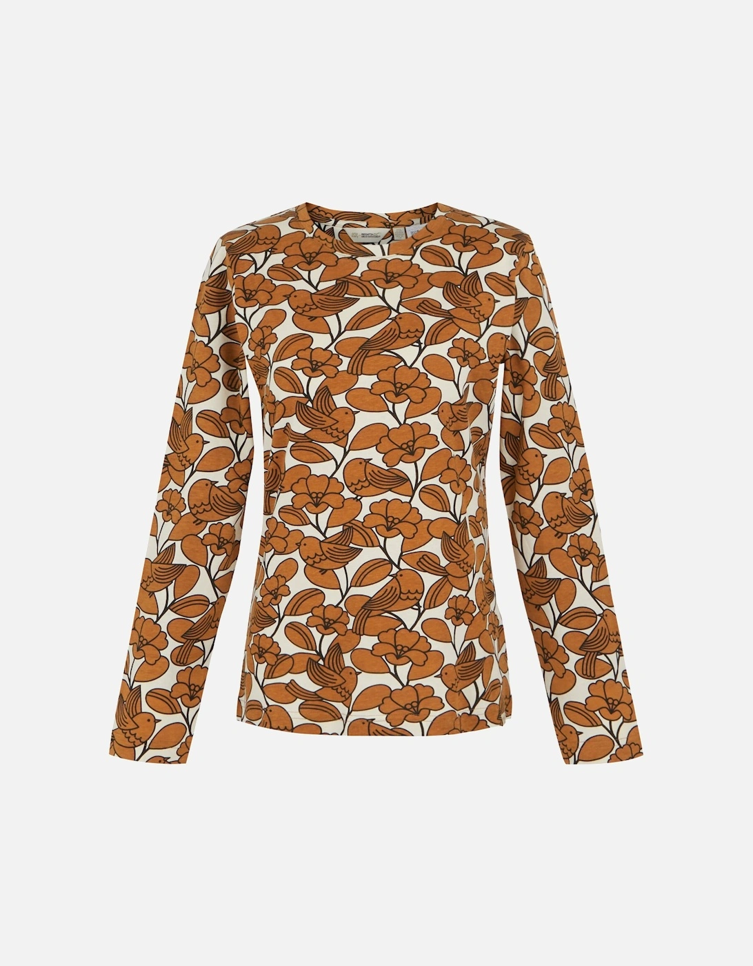 Womens/Ladies Orla Kiely Birdy Long-Sleeved Winter T-Shirt, 6 of 5