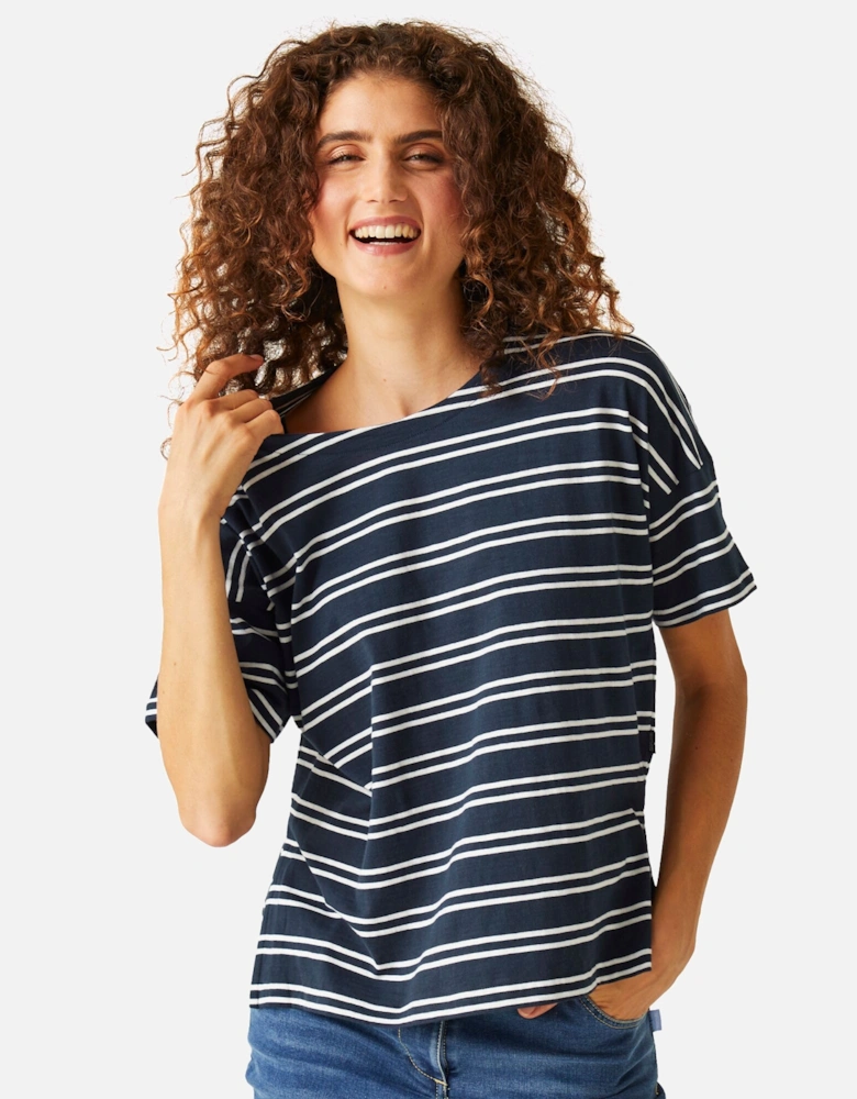 Womens/Ladies Abaya Striped T-Shirt