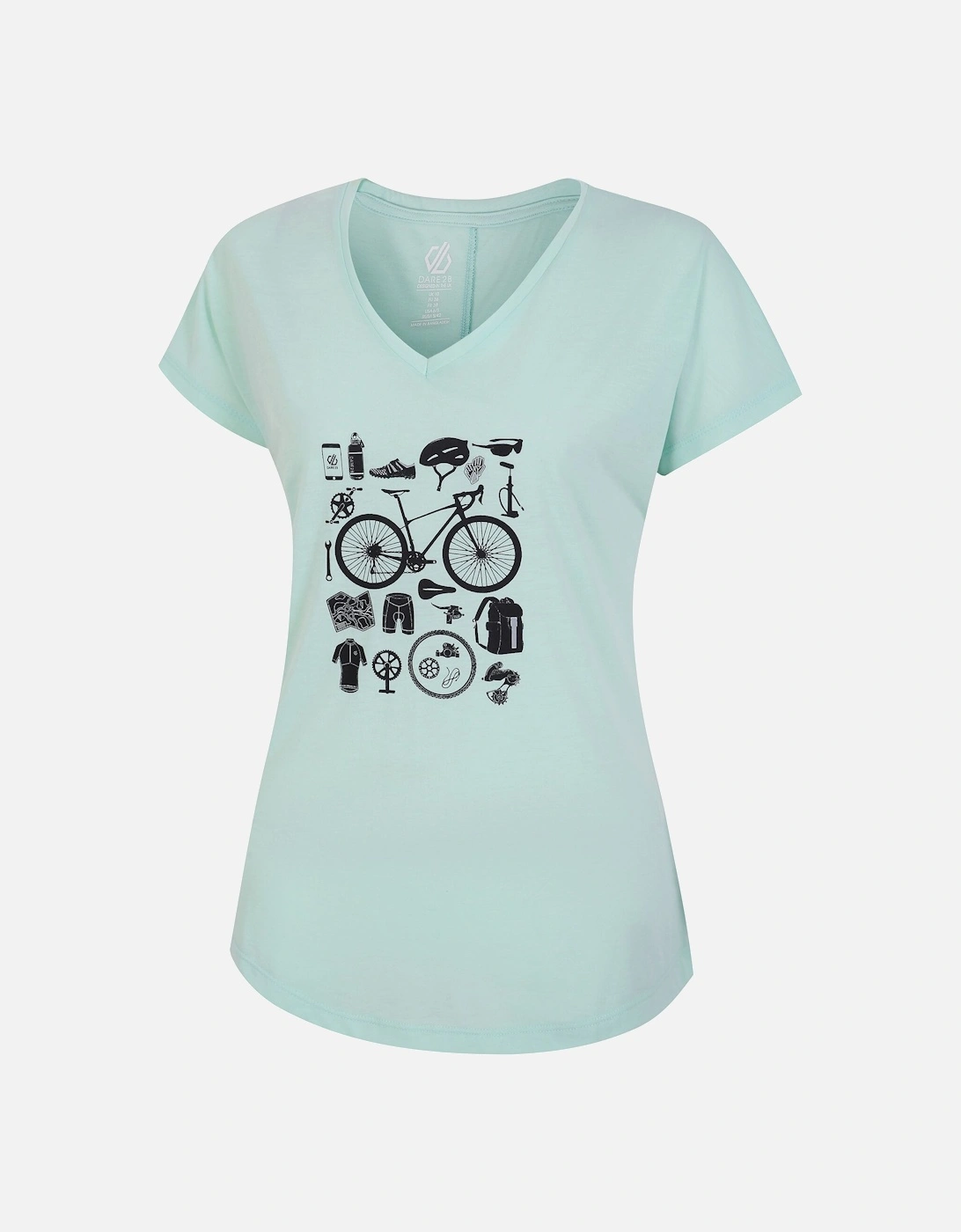 Womens/Ladies Calm Bicycle T-Shirt