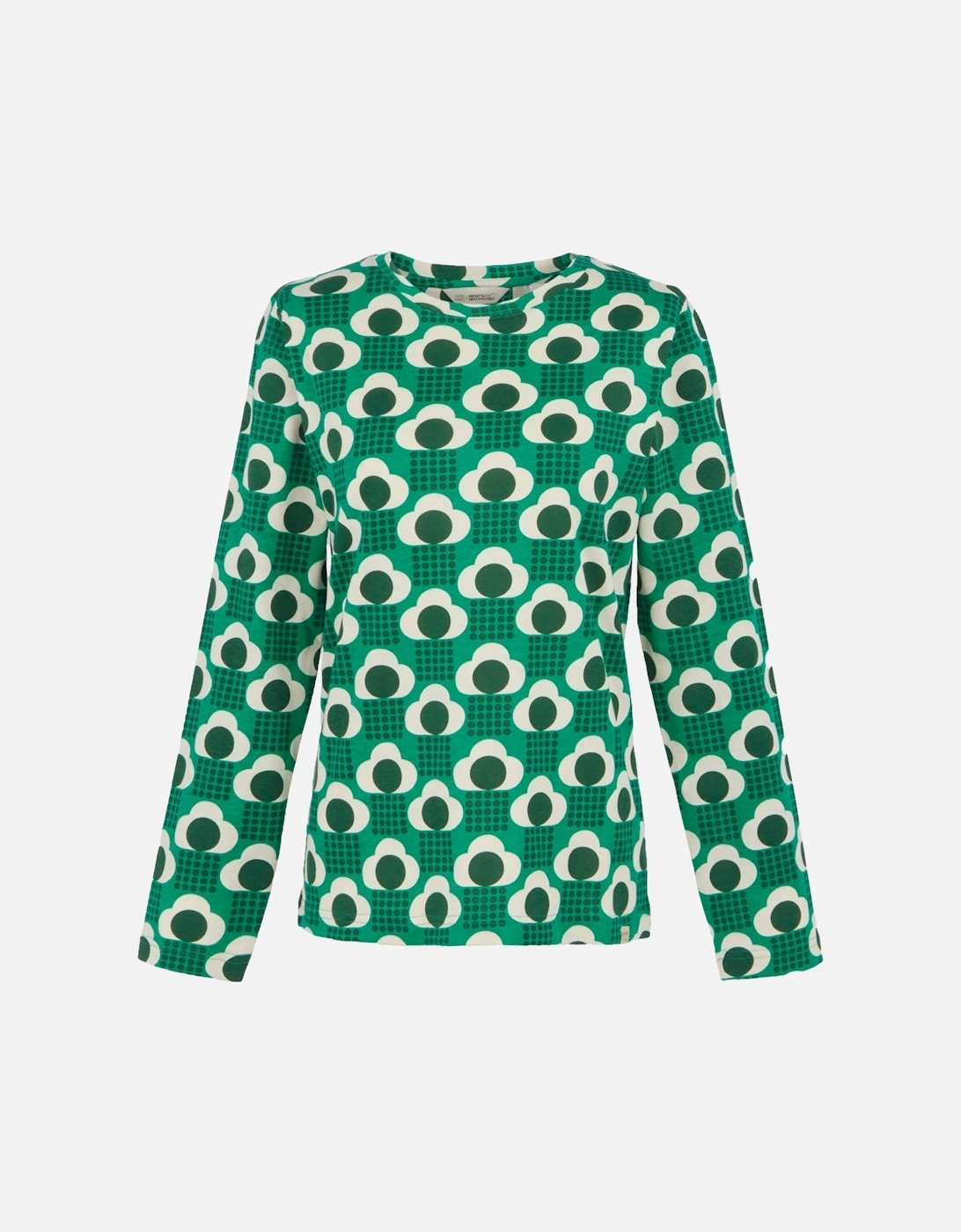 Womens/Ladies Orla Kiely Rain Cloud Long-Sleeved Winter T-Shirt, 6 of 5