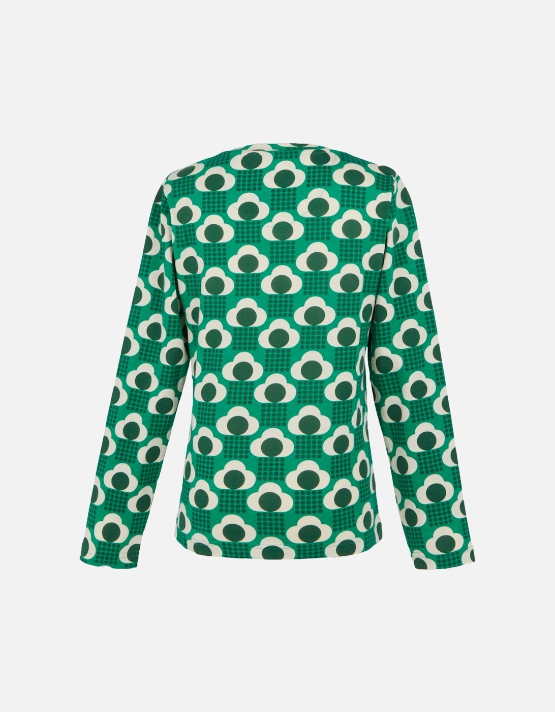 Womens/Ladies Orla Kiely Rain Cloud Long-Sleeved Winter T-Shirt