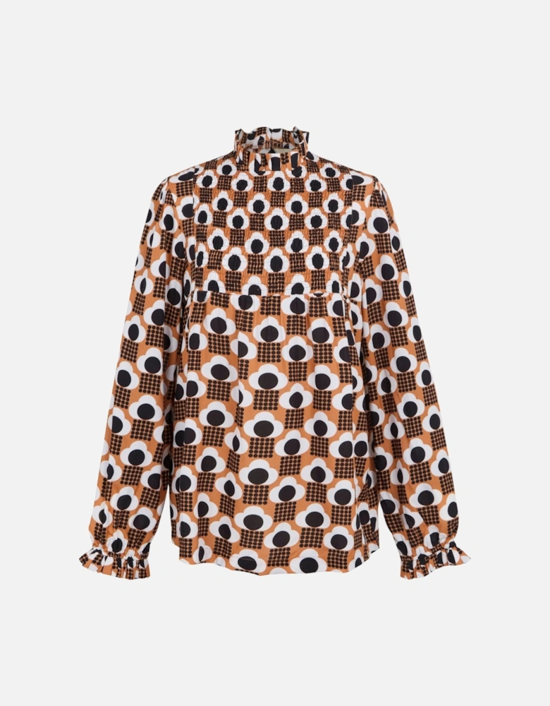 Womens/Ladies Orla Kiely Rain Cloud Winter Blouse