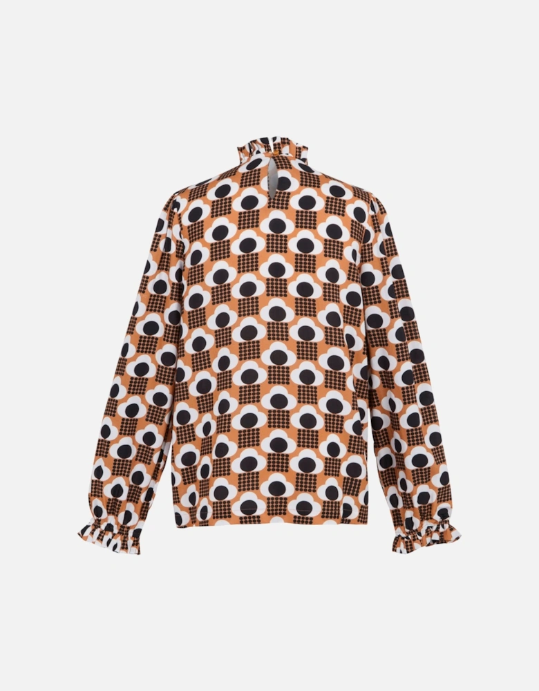 Womens/Ladies Orla Kiely Rain Cloud Winter Blouse