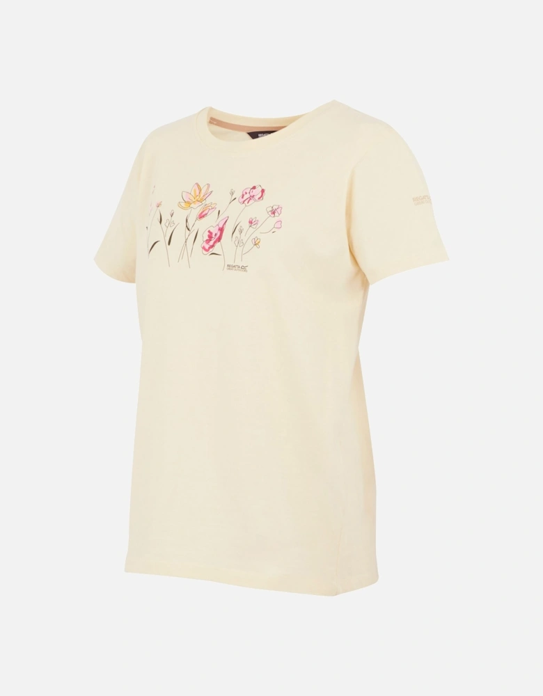 Womens/Ladies Filandra IX Flowers T-Shirt