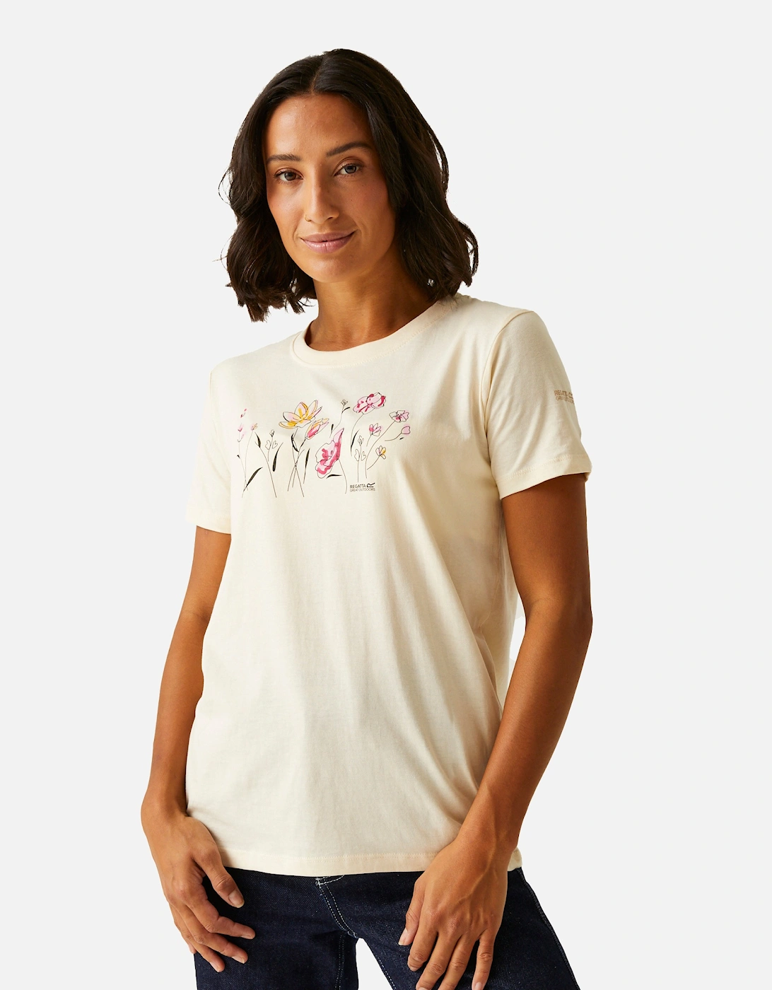 Womens/Ladies Filandra IX Flowers T-Shirt