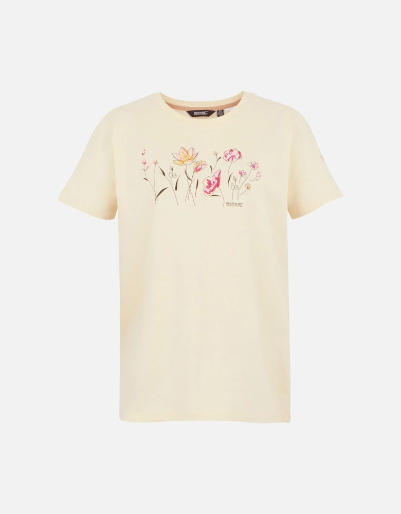 Womens/Ladies Filandra IX Flowers T-Shirt