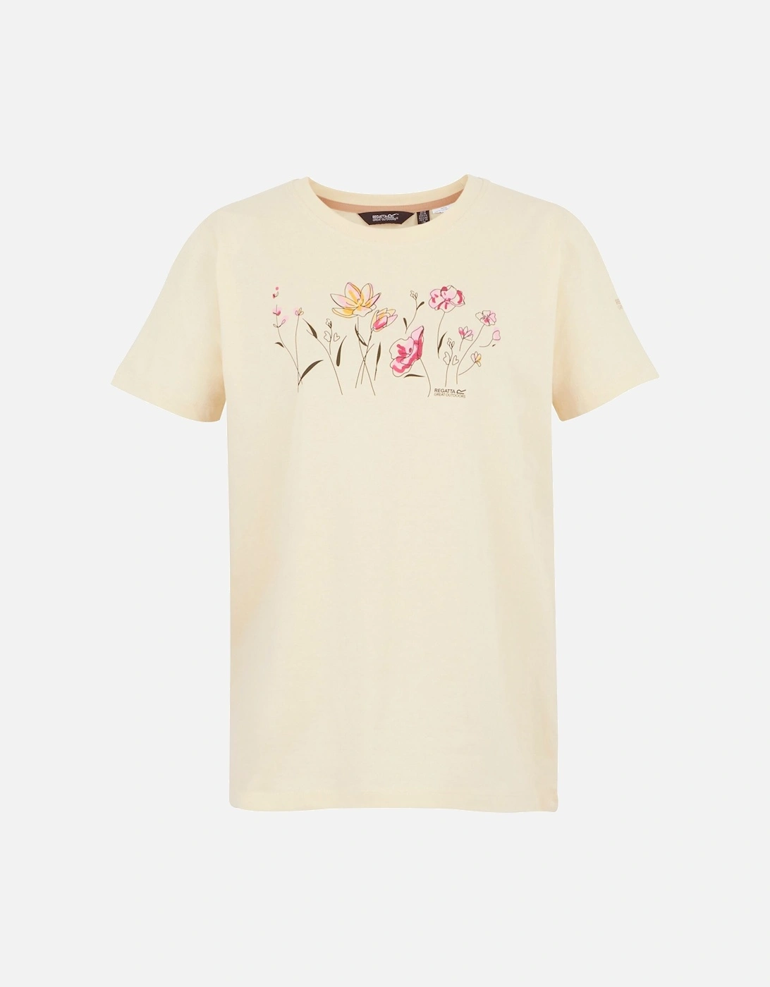 Womens/Ladies Filandra IX Flowers T-Shirt, 6 of 5