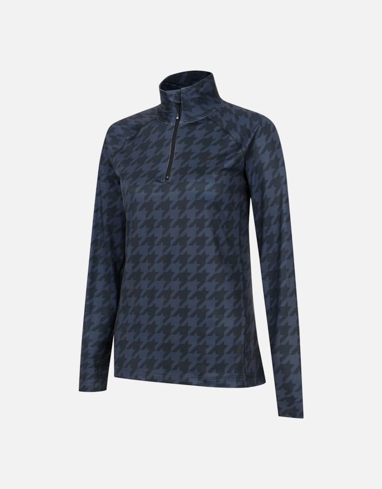 Womens/Ladies Divulge Dogtooth Core Stretch Midlayer