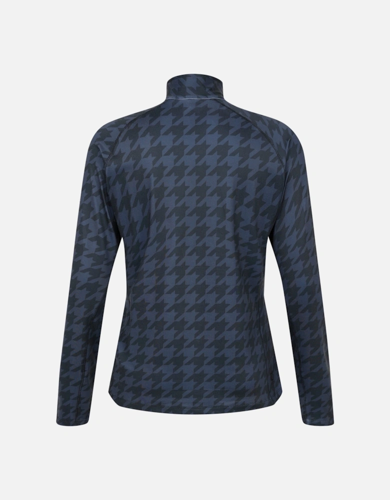 Womens/Ladies Divulge Dogtooth Core Stretch Midlayer