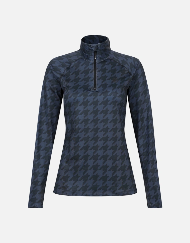 Womens/Ladies Divulge Dogtooth Core Stretch Midlayer