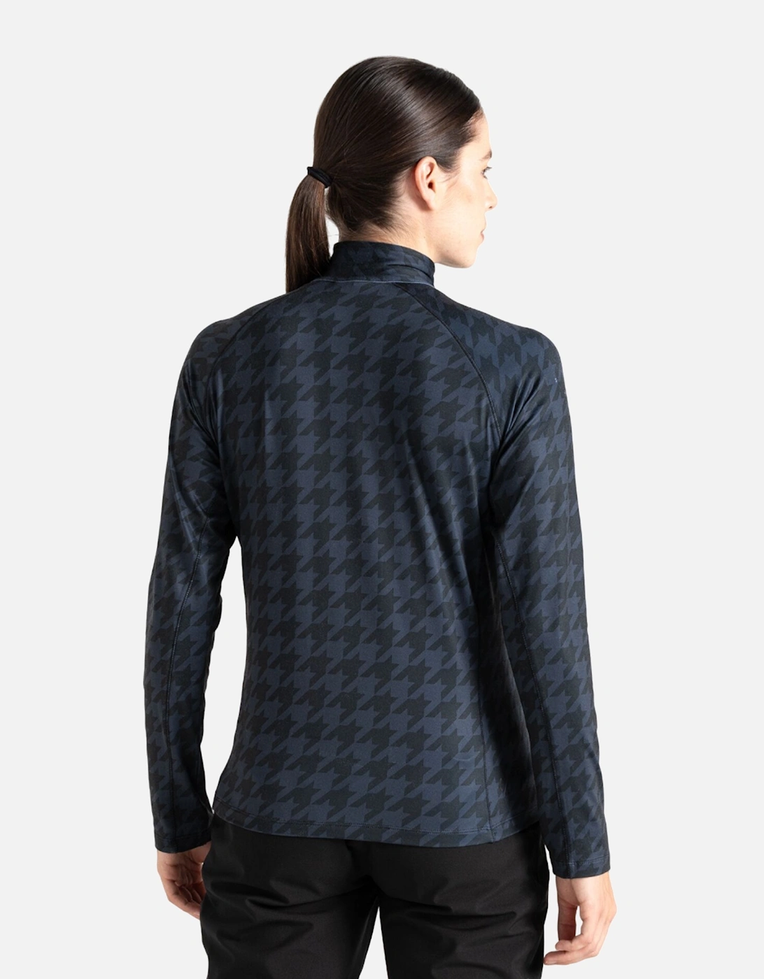 Womens/Ladies Divulge Dogtooth Core Stretch Midlayer