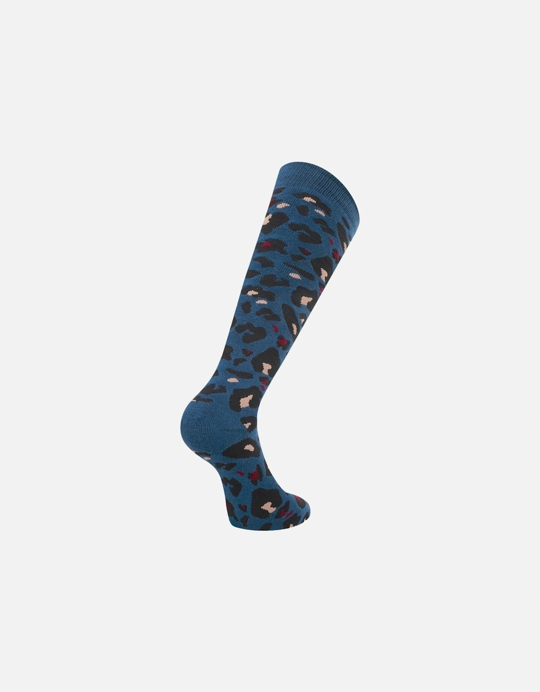 Womens/Ladies Animal Print Ski Socks