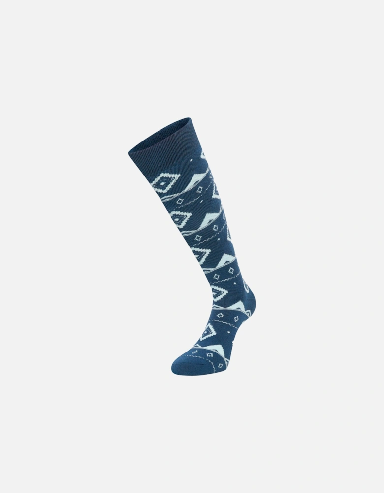 Womens/Ladies Fair Isle Ski Socks