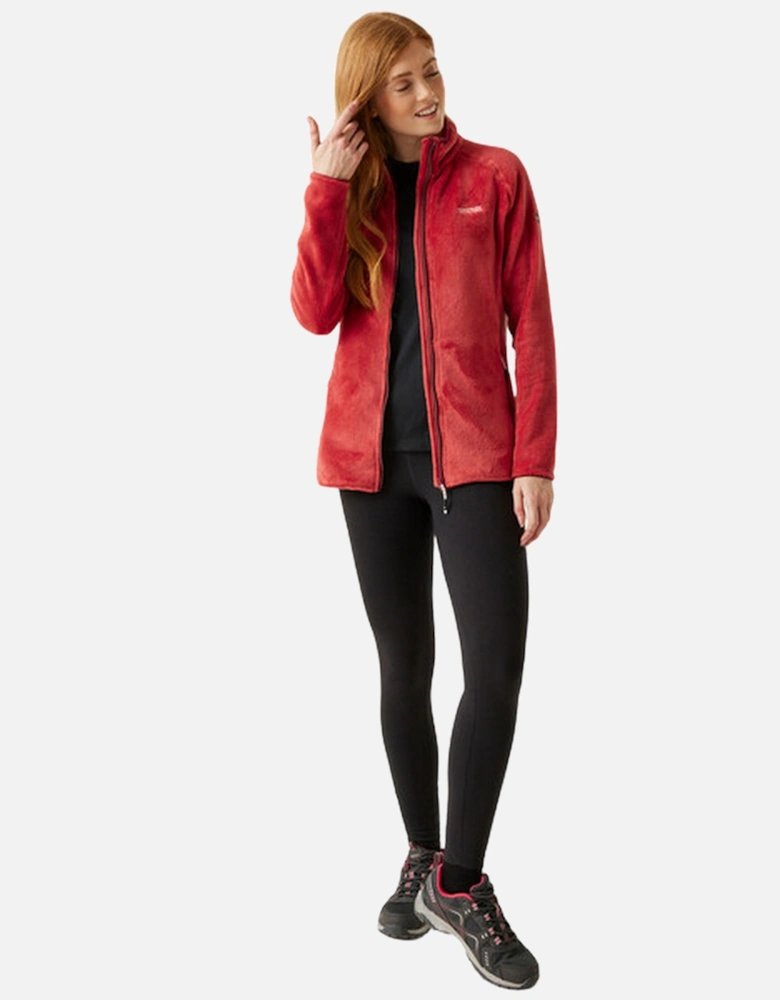 Womens/Ladies Lakara Fluffy Full Zip Fleece Jacket