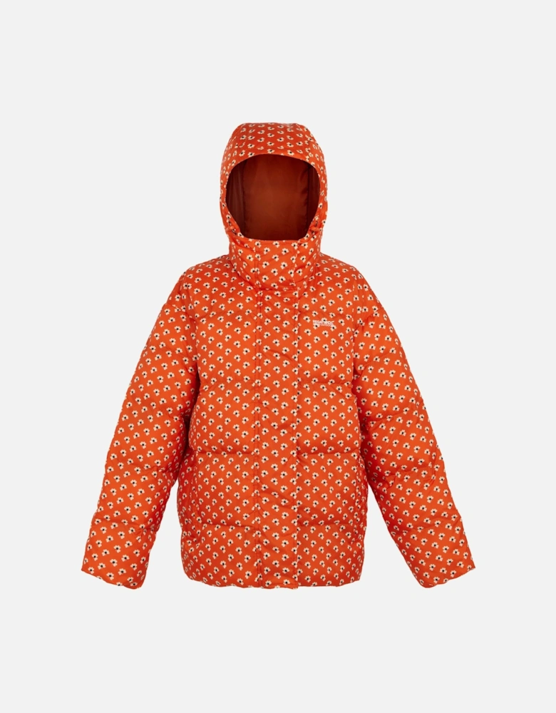 Womens/Ladies Orla Kiely Clover Quilted Oversized Padded Jacket