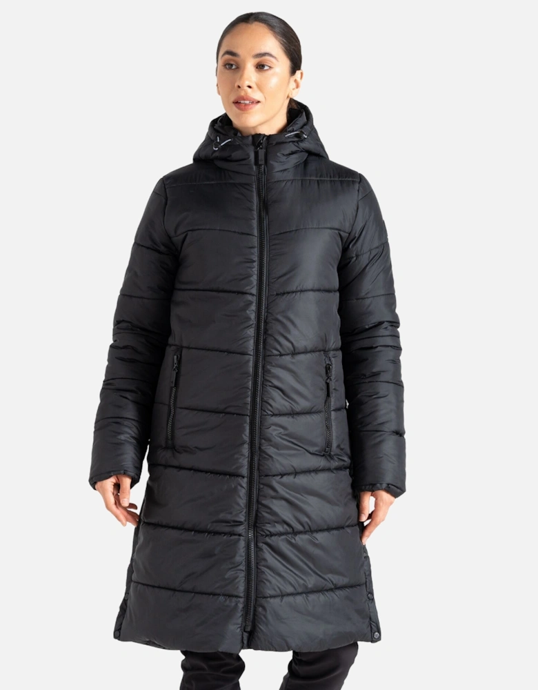 Womens/Ladies Distinguish Baffled Padded Jacket