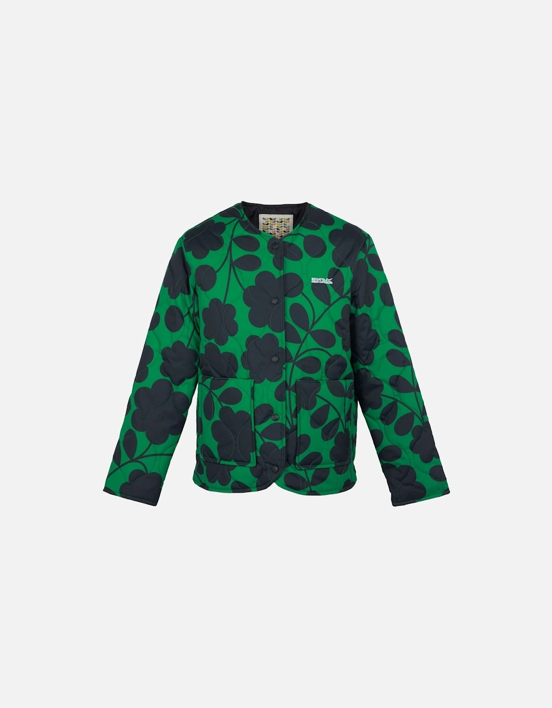 Womens/Ladies Orla Kiely Floral Quilted Summer Jacket, 6 of 5
