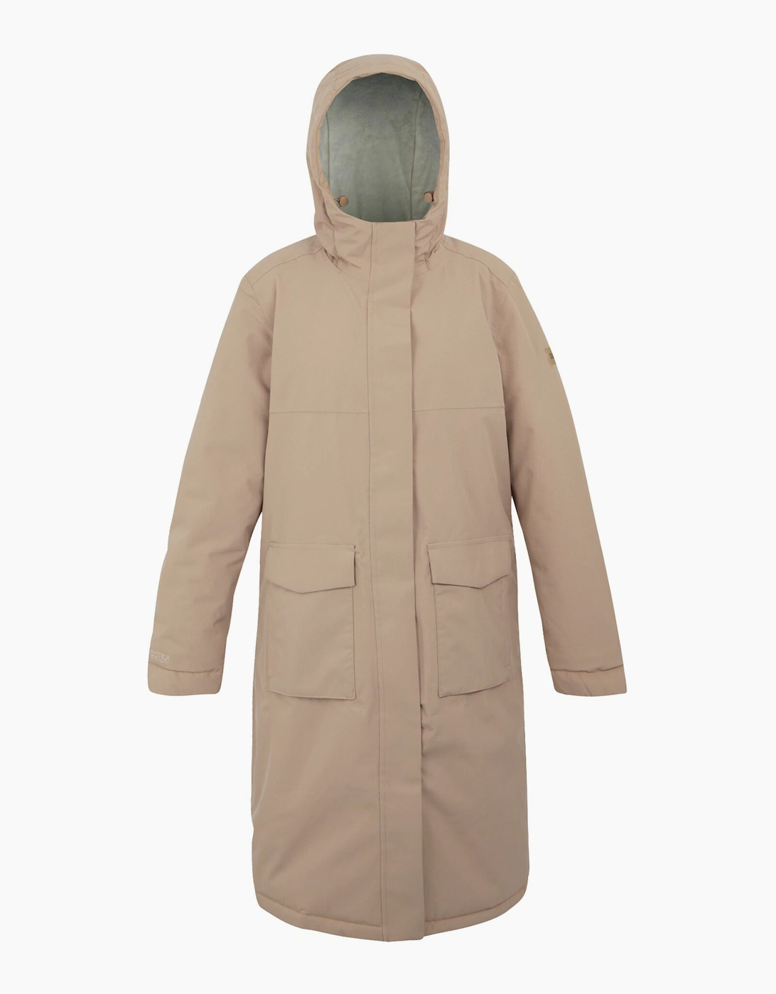 Regatta Womens Yarli Longline Waterproof Jacket - Tan - Size: 14 - Love the Sales