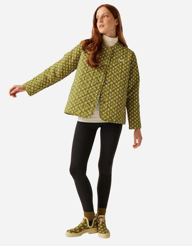 Womens/Ladies Orla Kiely Daisy Quilted Jacket