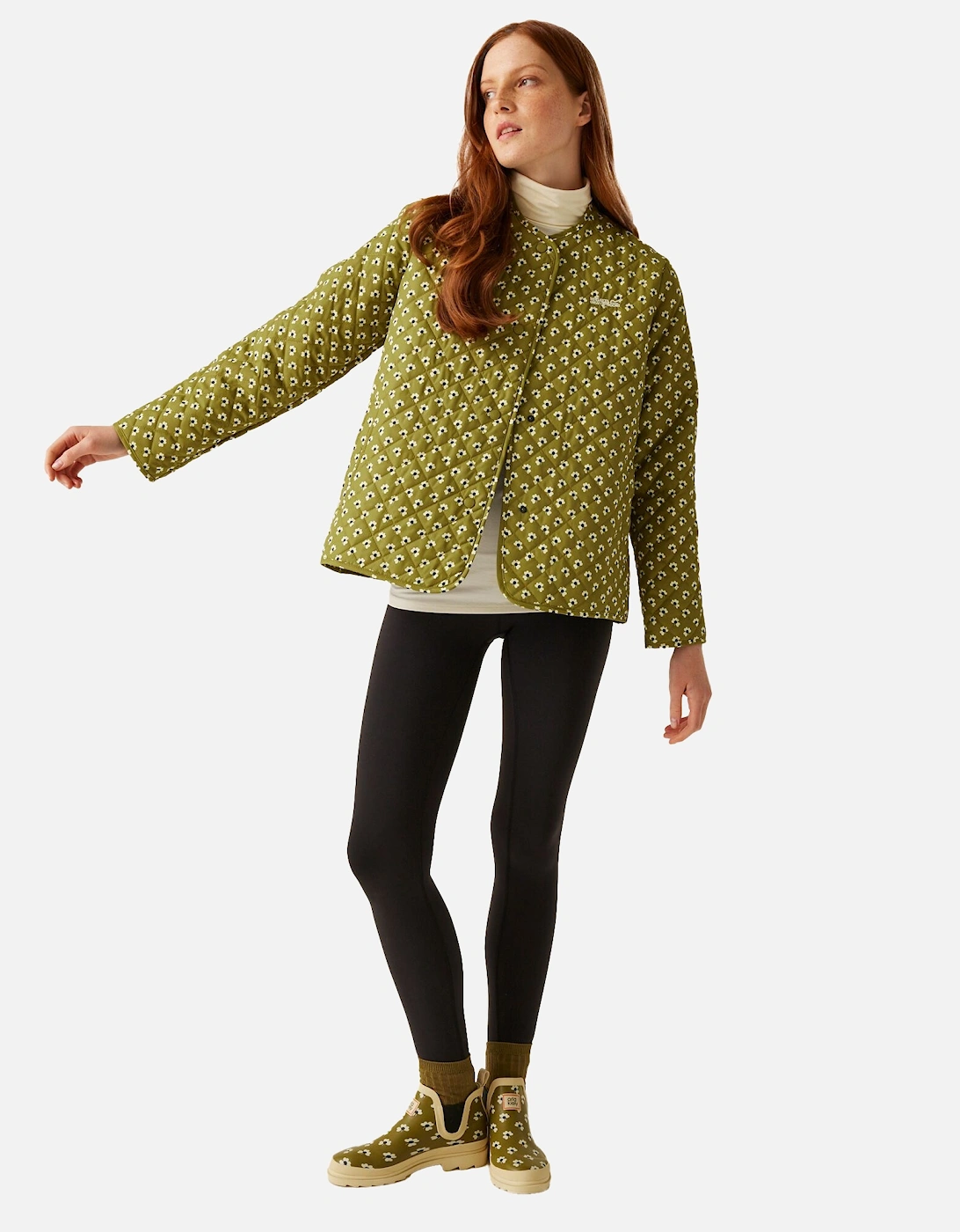 Womens/Ladies Orla Kiely Daisy Quilted Jacket
