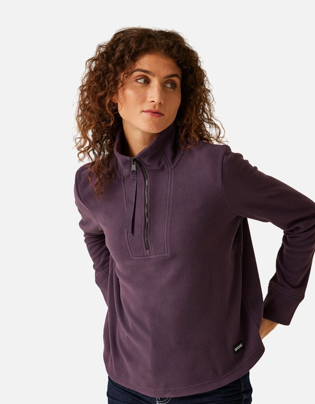 Womens/Ladies Juliette Half Zip Fleece Top