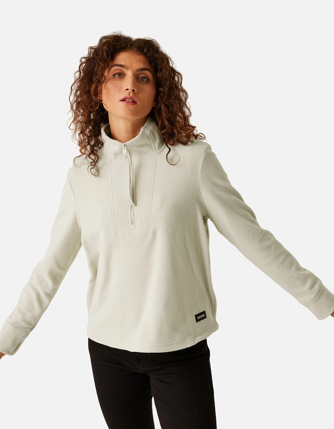 Womens/Ladies Juliette Half Zip Fleece Top