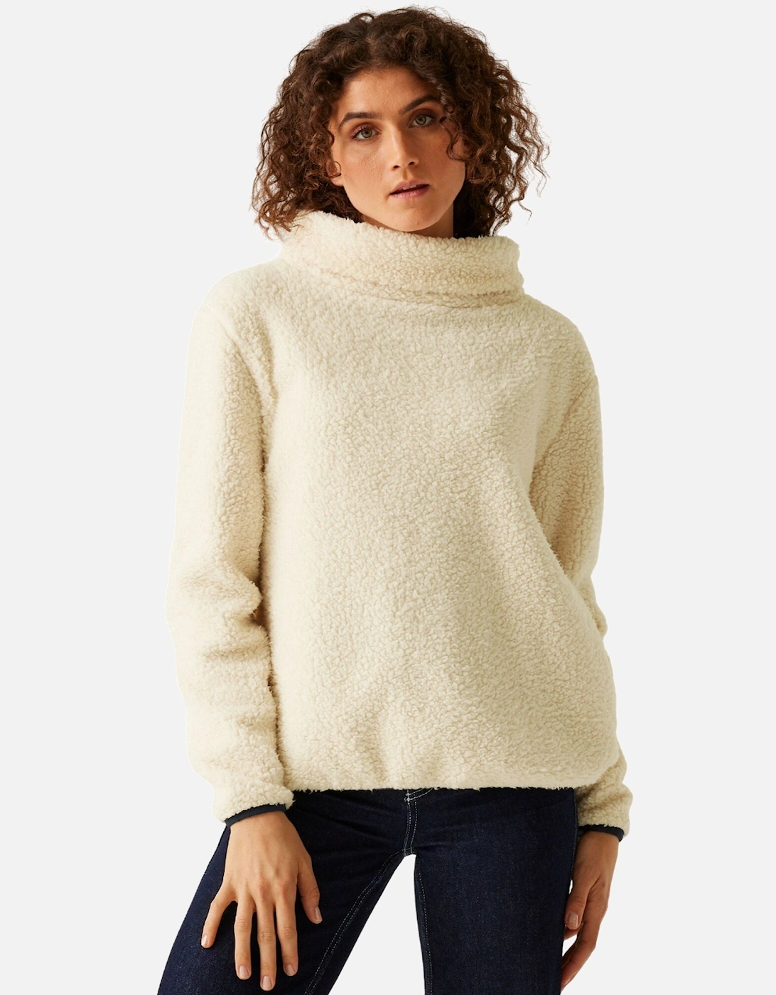 Womens/Ladies Ria Fluffy Overhead Fleece Top