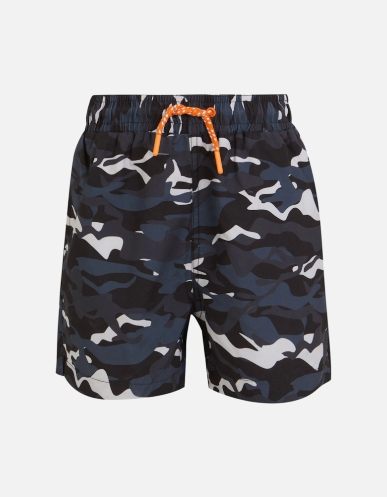 Childrens/Kids Skander III Camouflage Swim Shorts