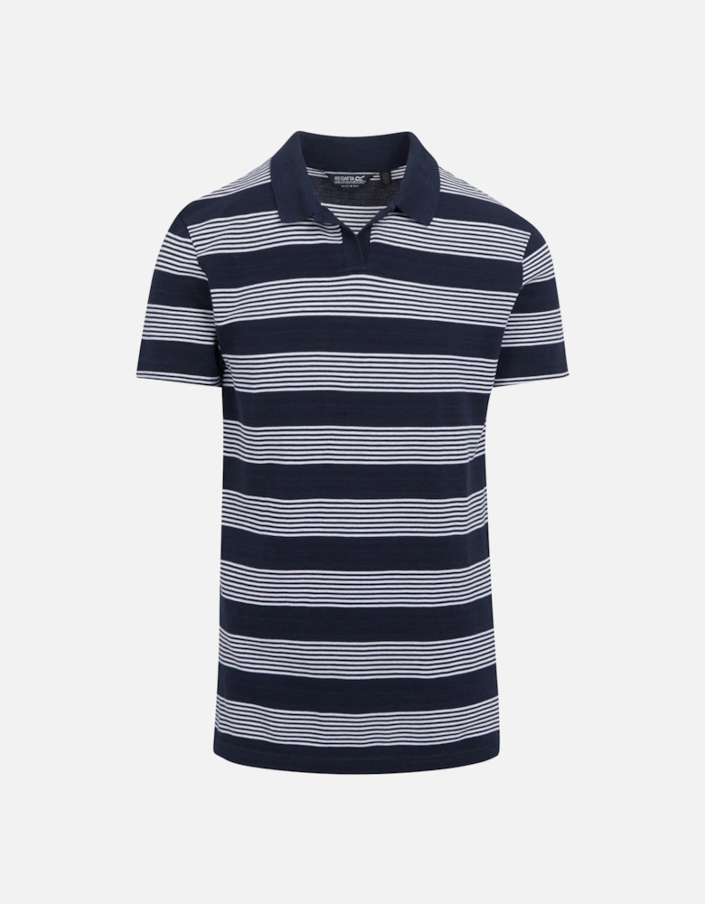 Mens Tempete Stripe Polo Shirt