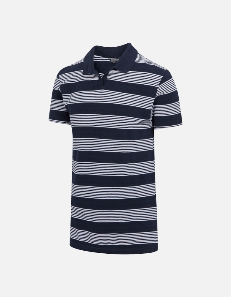 Mens Tempete Stripe Polo Shirt