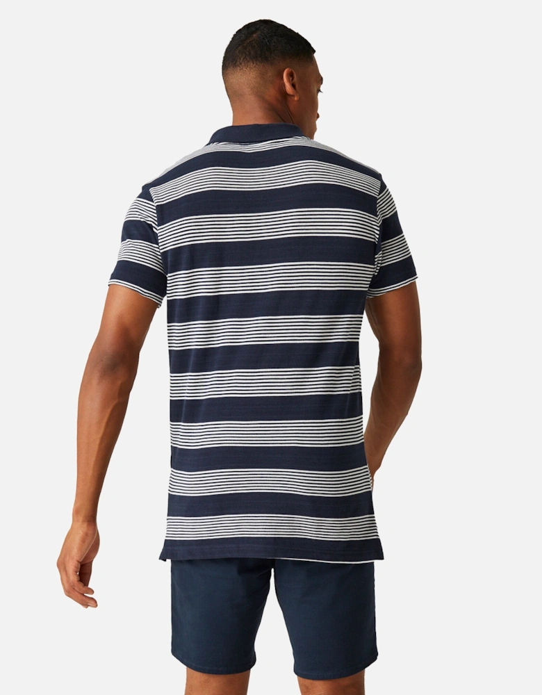 Mens Tempete Stripe Polo Shirt