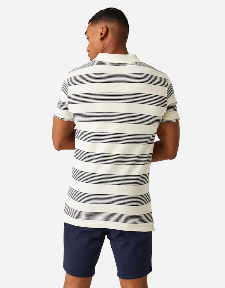 Mens Tempete Stripe Polo Shirt