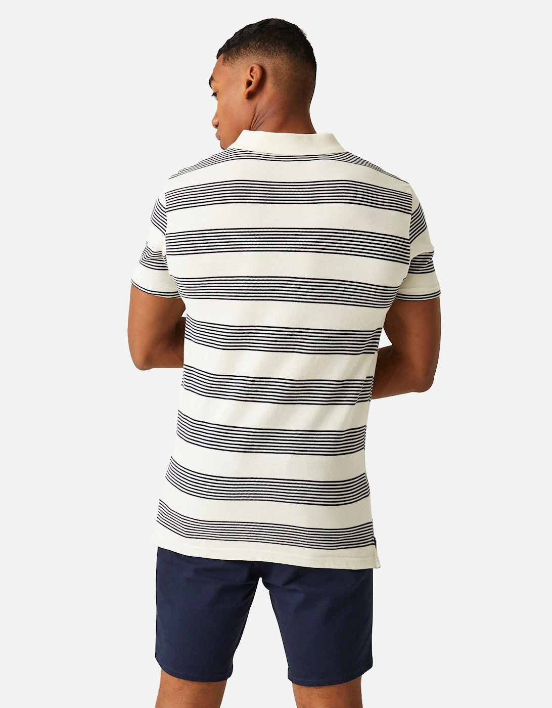 Mens Tempete Stripe Polo Shirt