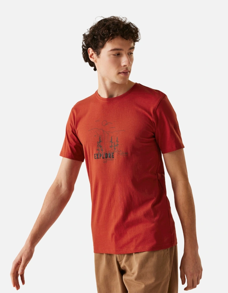 Mens Cline IX Explore Scenery T-Shirt