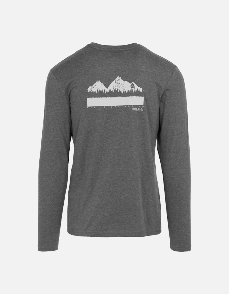 Mens Maylow Mountain Long-Sleeved T-Shirt